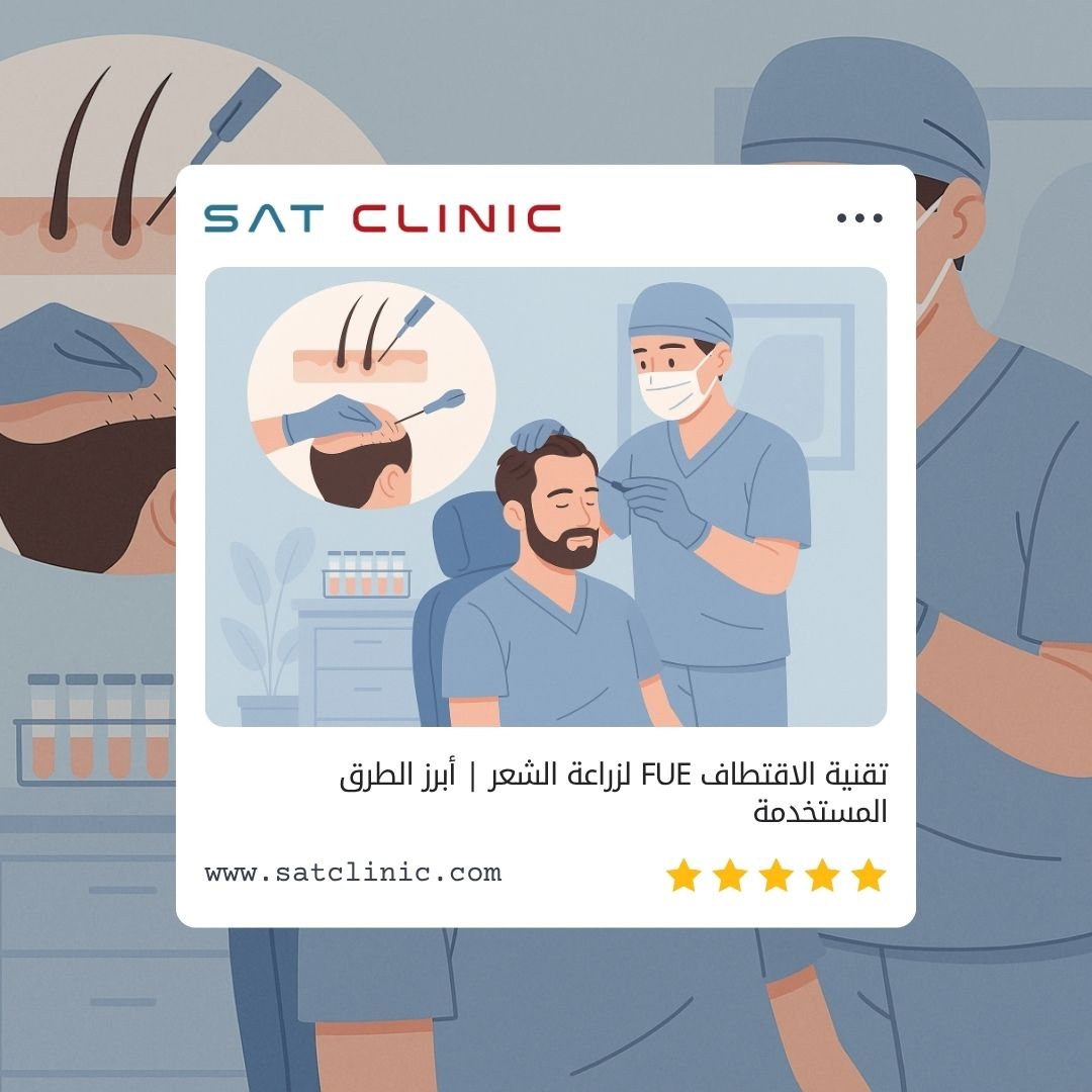 تقنية الاقتطاف FUE لزراعة الشعر | أبرز الطرق المستخدمة