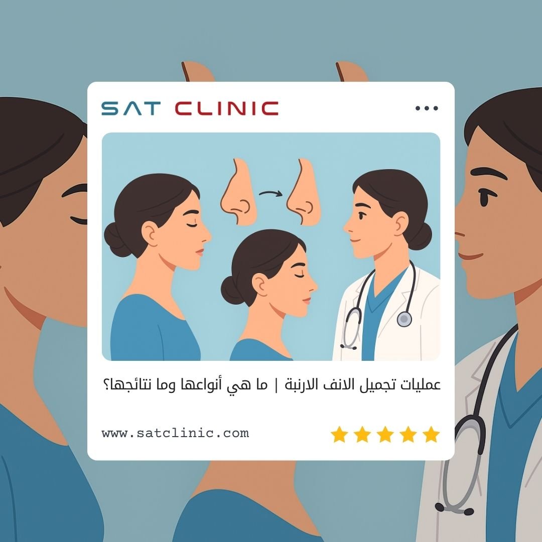 عمليات تجميل الانف الارنبة | ما هي أنواعها وما نتائجها؟